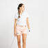 Women Golf Shorts MW500 Pale Pink