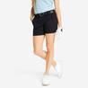 Women's golf cotton chino shorts - MW500 black