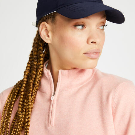 Pull de golf coupe-vent femme MW500 rose