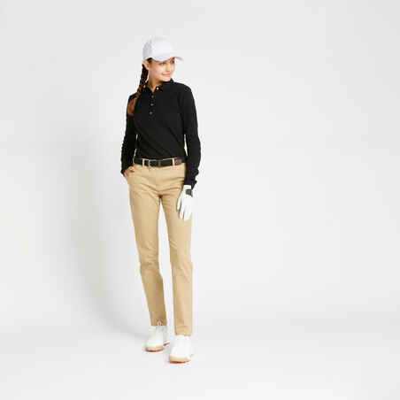 Pantalón golf mujer - MW500 beige