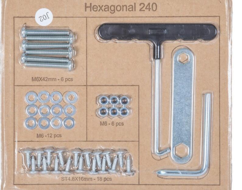 Kit viti Esagonale 240