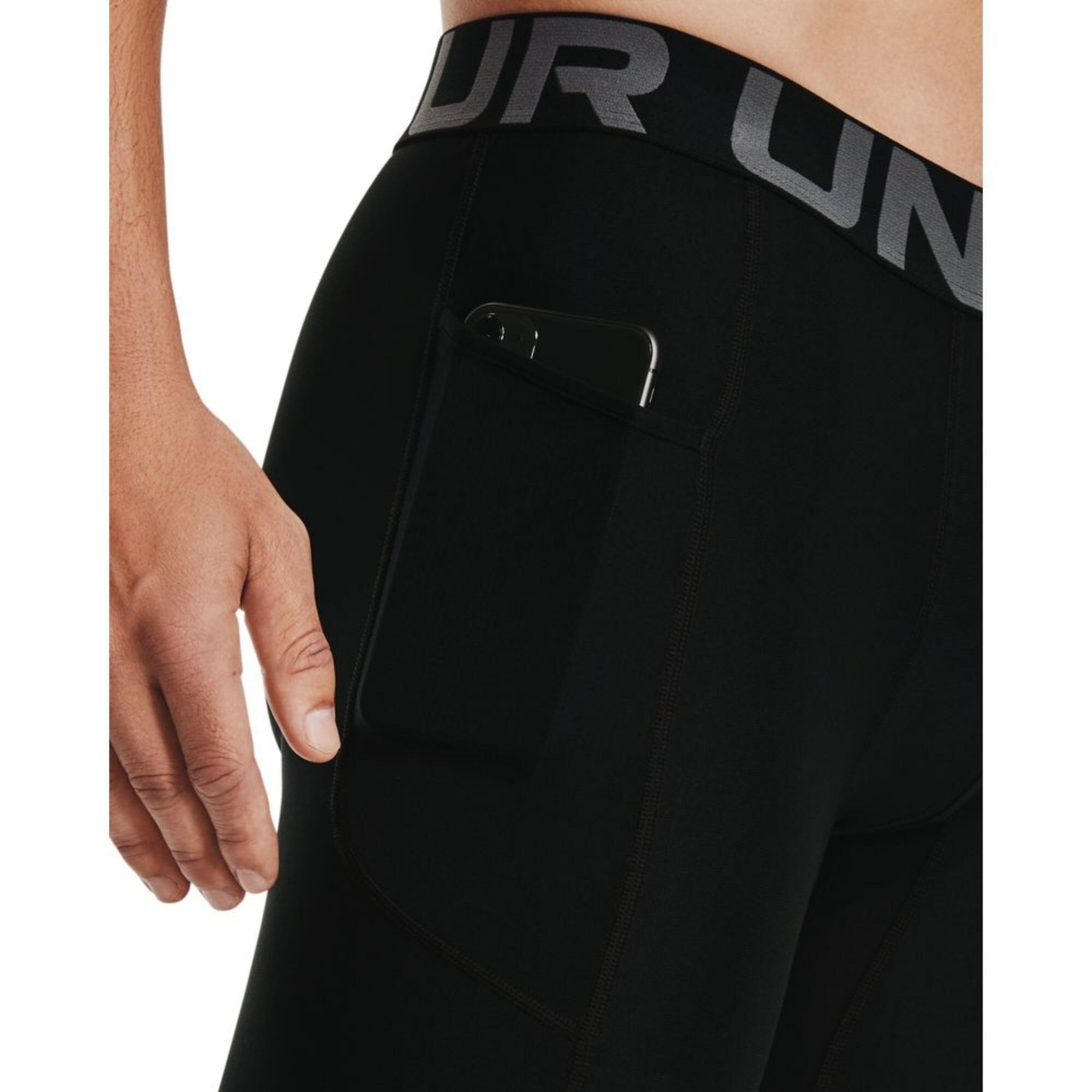 Short de compression HeatGear® pour homme, noir 4/6