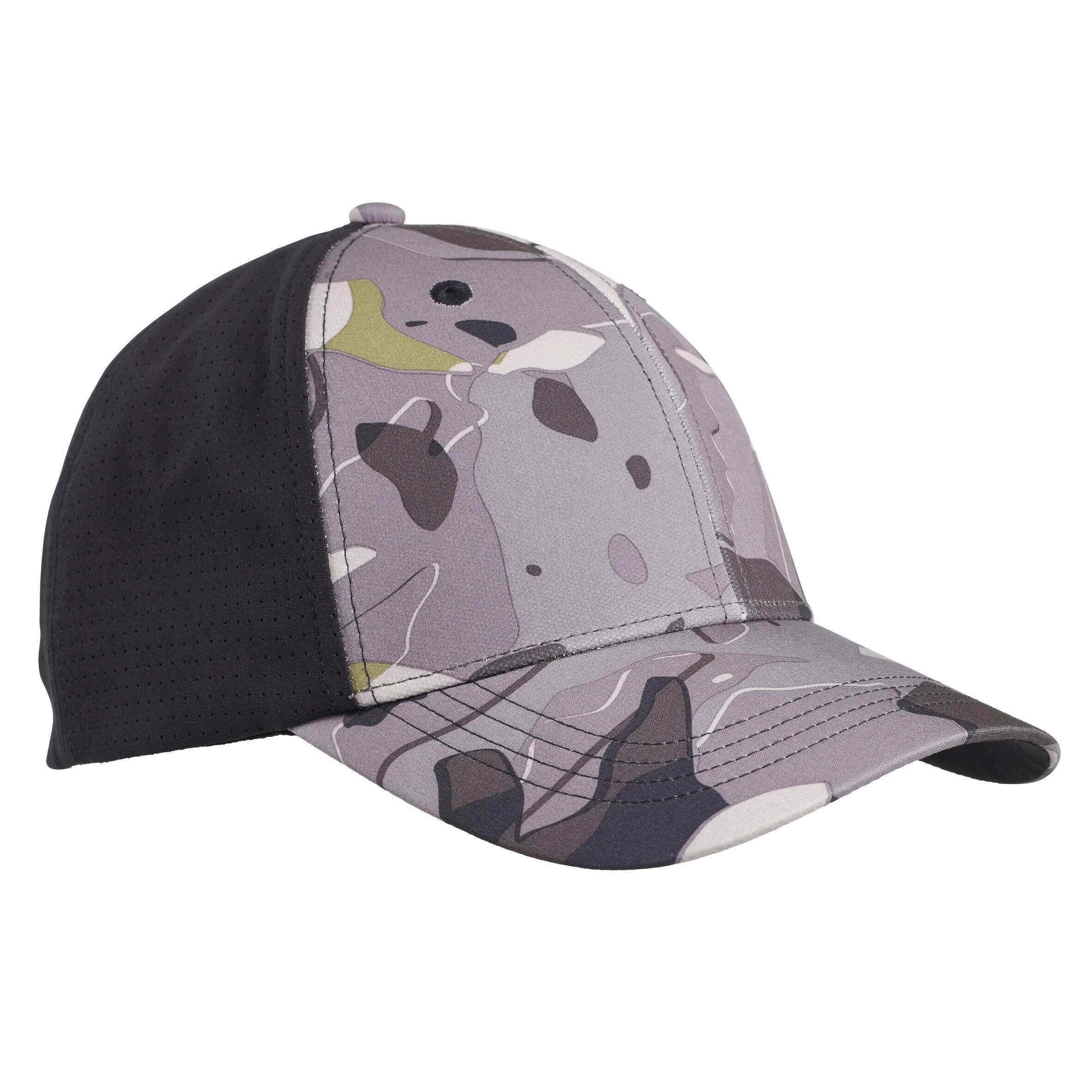 Adult Cap Military Camo Print 520 - Camo Grey/Black -  1