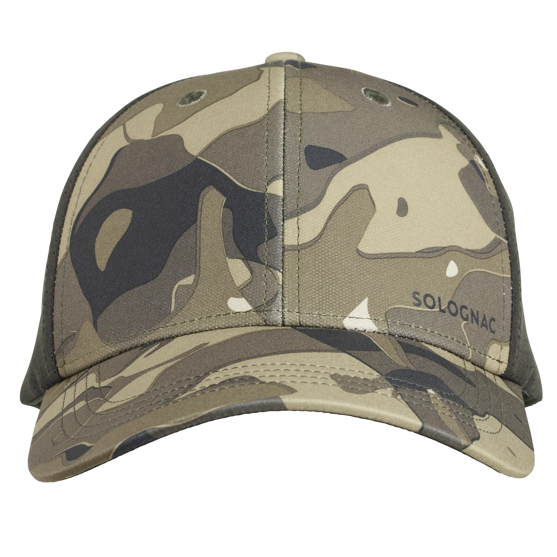 Lightweight And Breathable Country Sport Cap 520 Camo Green & Uni 2/10