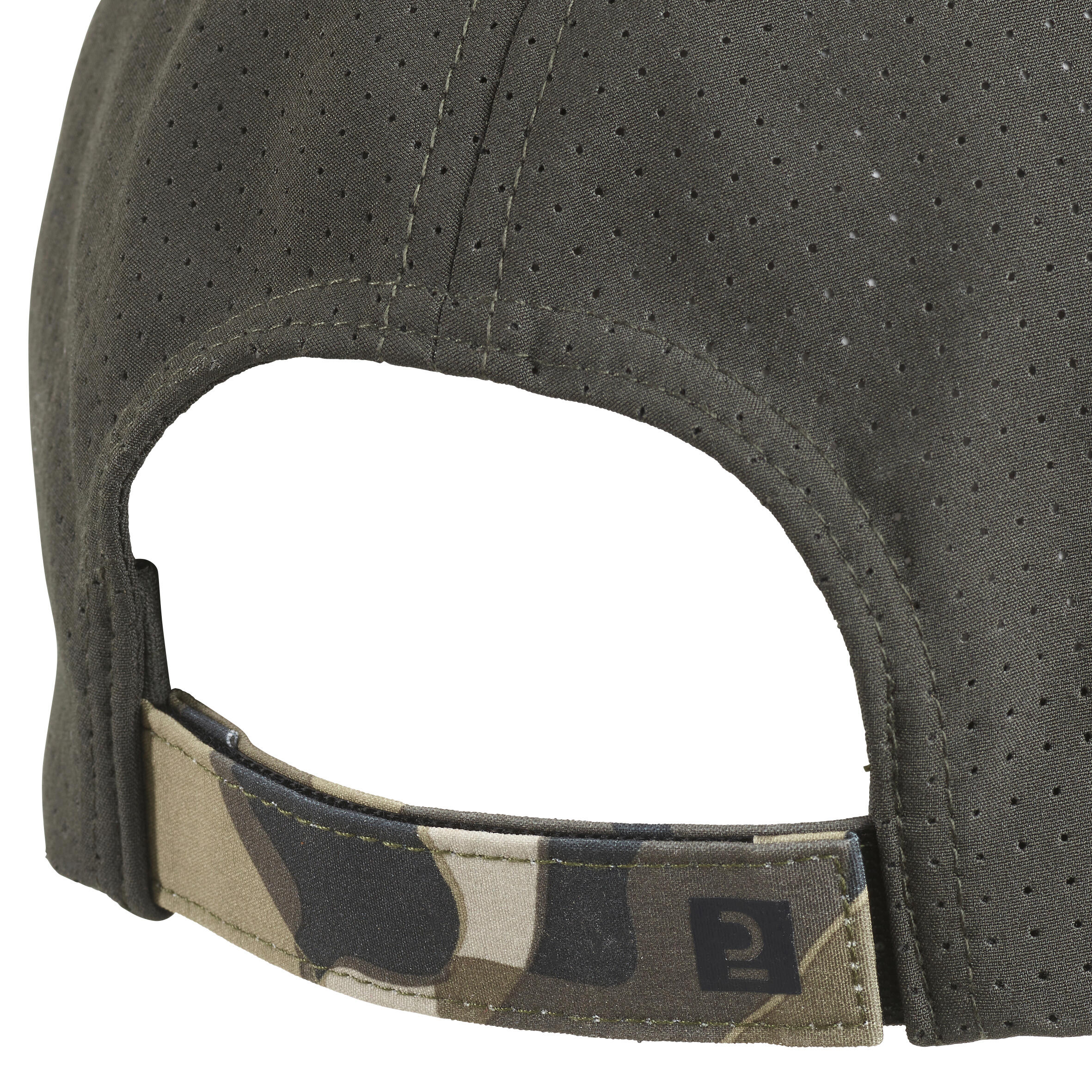 Lightweight And Breathable Country Sport Cap 520 Camo Green & Uni 9/10