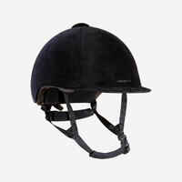 Adult/Kids' Horse Riding Helmet 140 - Black Velvet