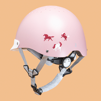 Casque équitation Enfant - 100 Rose