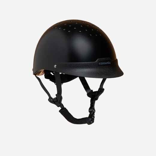 
      Adult and Kids' Horse Riding Helmet 100 - Black
  