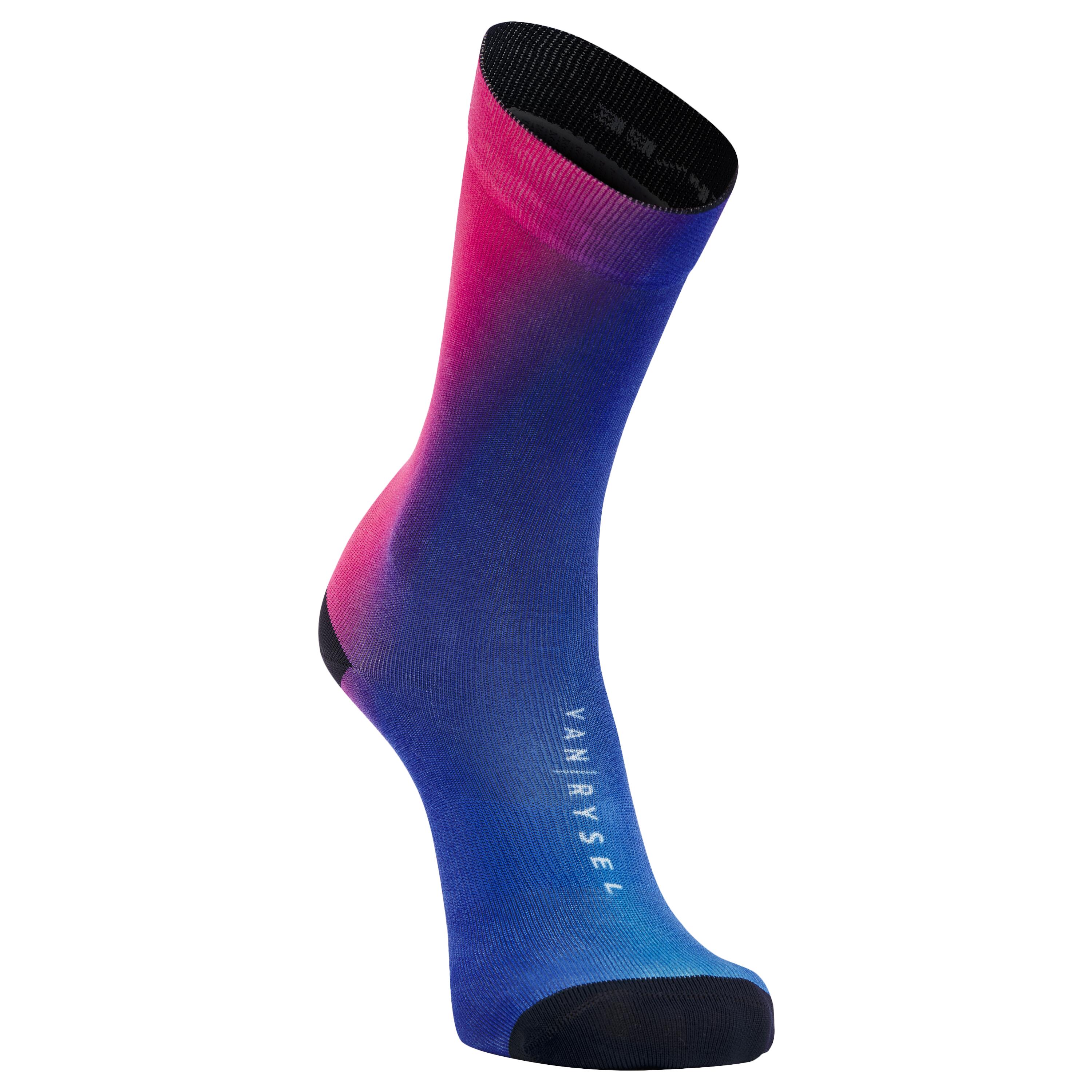 VAN RYSEL Cycling Socks RoadR 500 Puncher - Blue