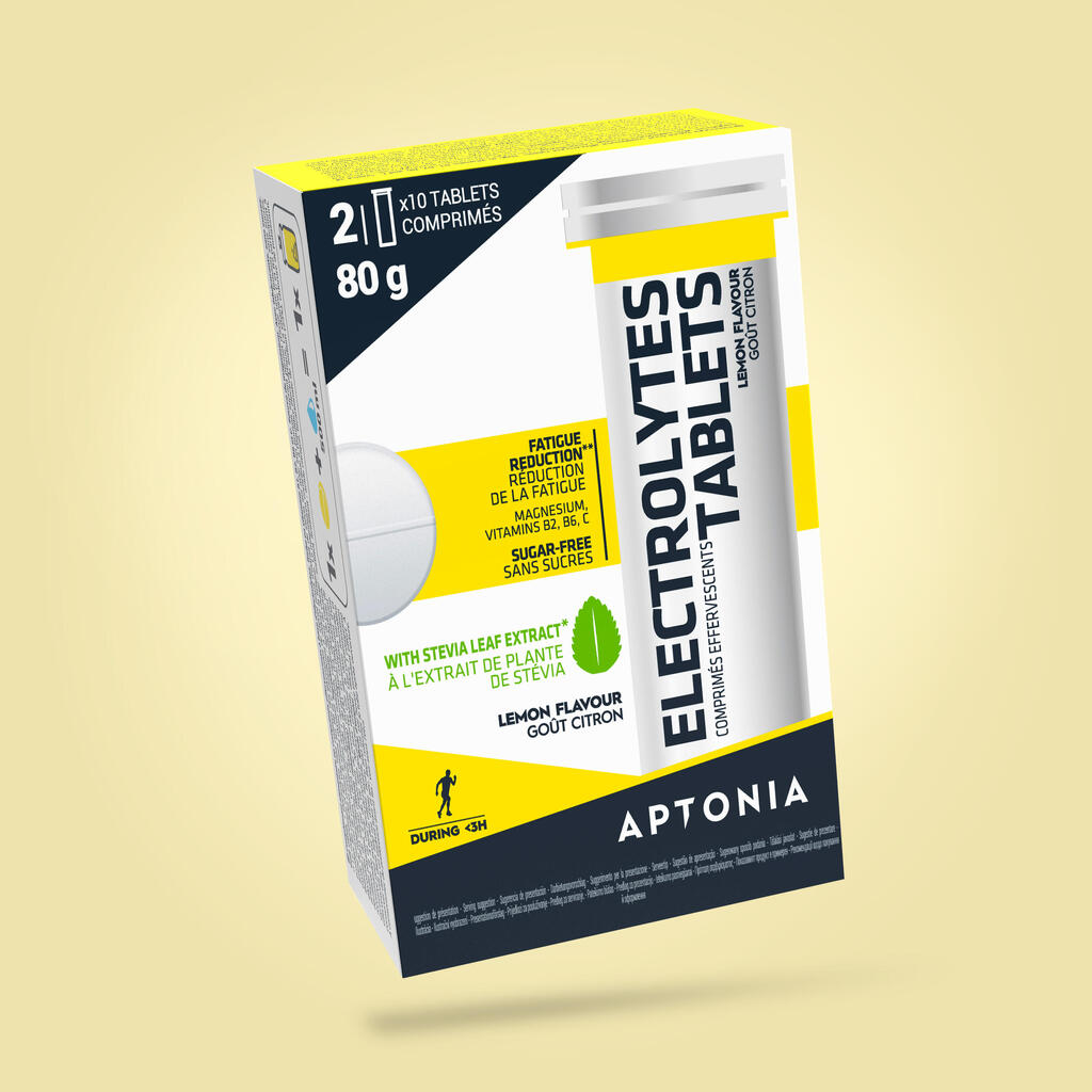 SUGAR FREE LEMON EFFERVESCENT ELECTROLYTES TABLETS 20X4GR