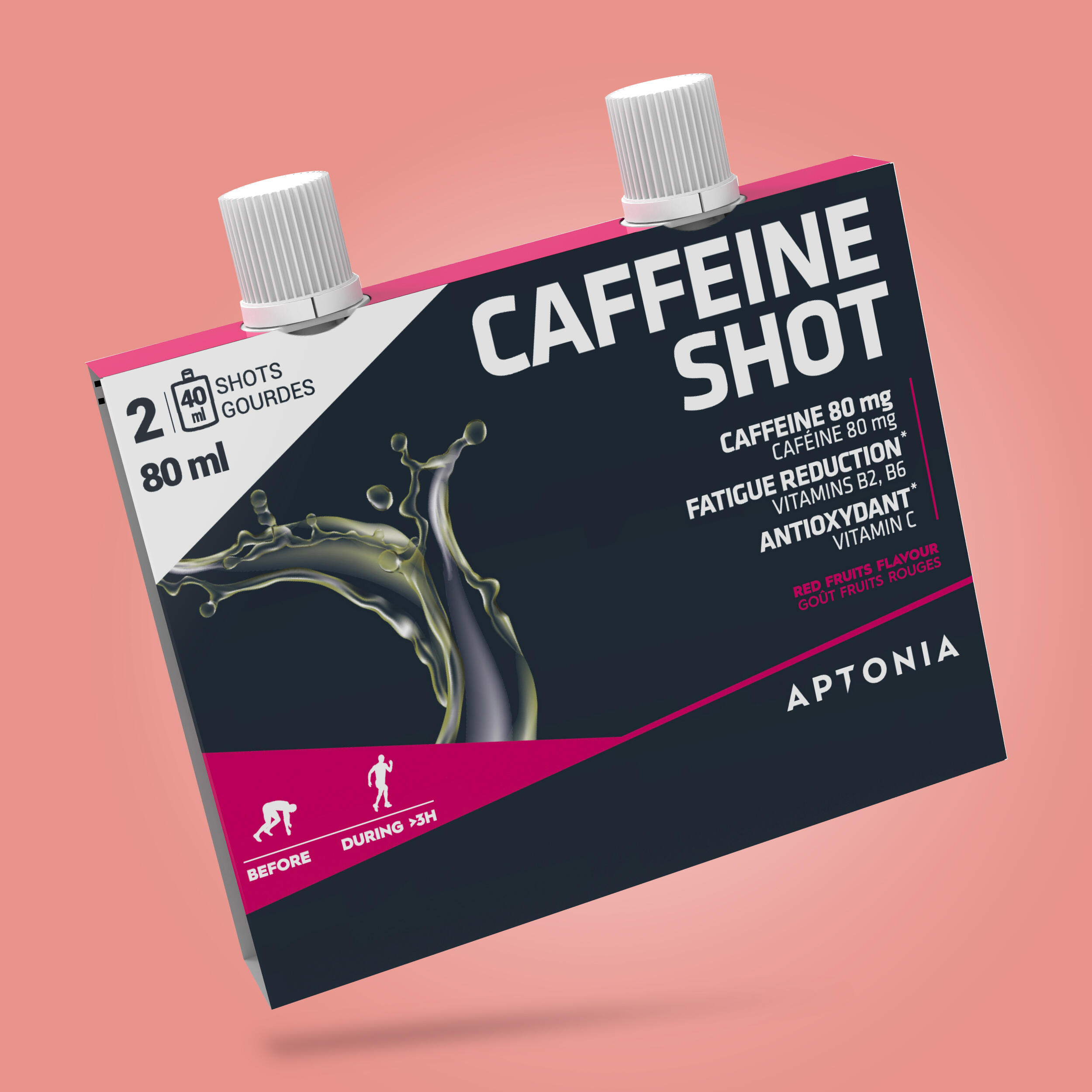 CAFFEINE SHOT 2X40 ML - BERRY 1/3