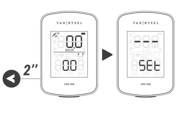 van rysel 500 wireless cyclometer