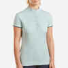 Sieviešu īspiedurkņu jāšanas polo krekls “500”, zaļš
