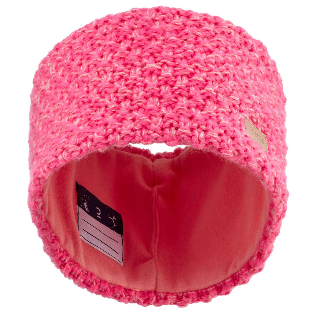 CHILDREN’S SKI HEADBAND - TIMELESS - LIGHT PINK