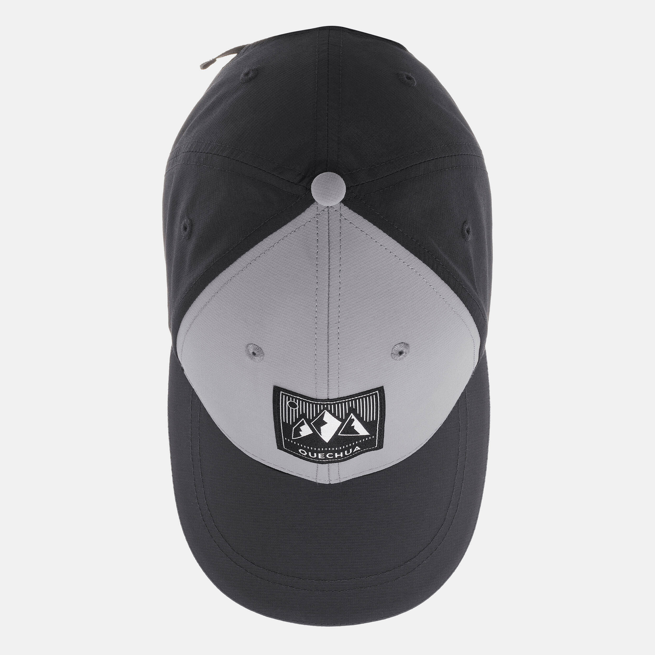 Kids’ cap, 7-15 years, MH100 - Grey/Black -  5