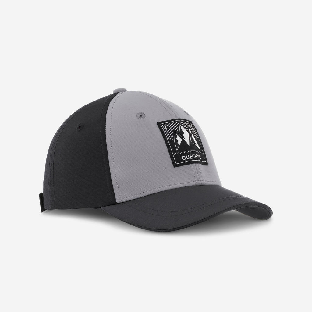 Kids’ cap, 7-15 years, MH100 - Grey/Black