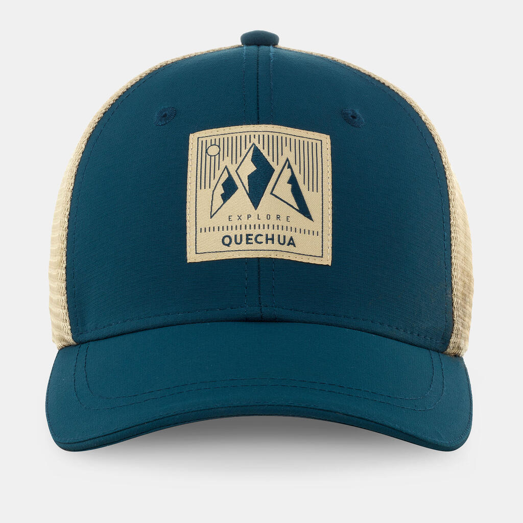 Casquette trucker enfant, mh100 bleue bordeau