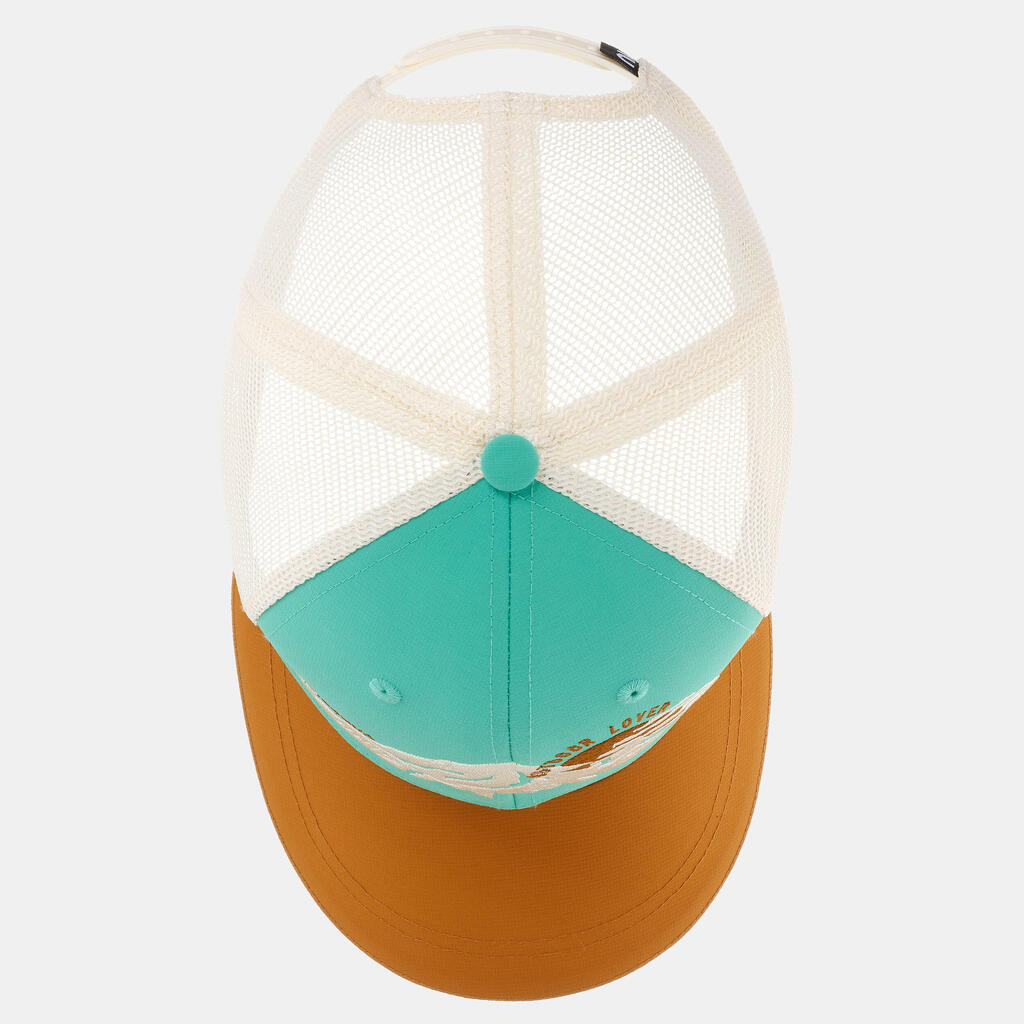 Casquette trucker enfant, mh100 bleue bordeau