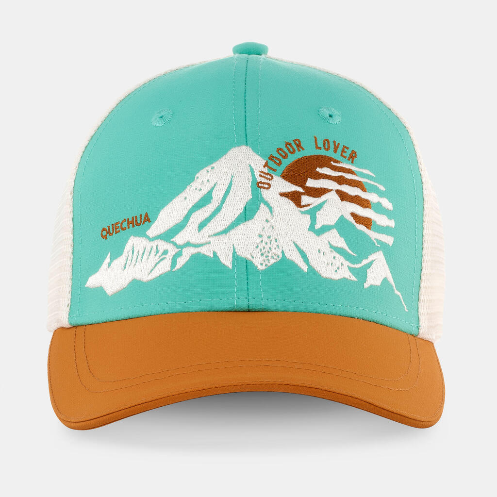 Casquette trucker enfant, mh100 bleue bordeau
