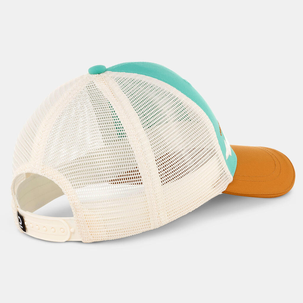 Casquette trucker enfant, mh100 bleue bordeau