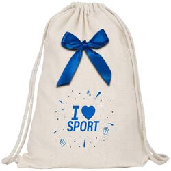 Bolsa Regalo I love Sport Azul