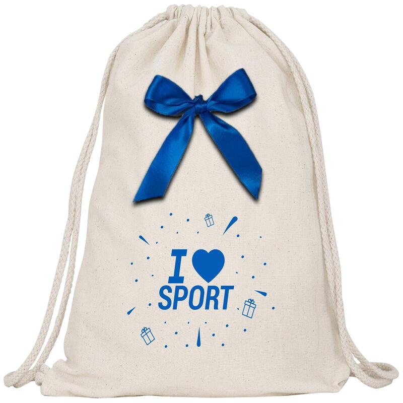 Bolsa Regalo I love Sport Azul