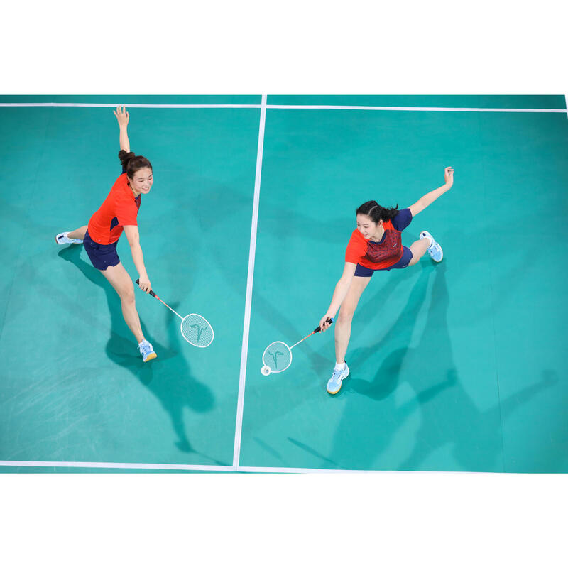 WOMEN BADMINTON T SHIRT 560 RED