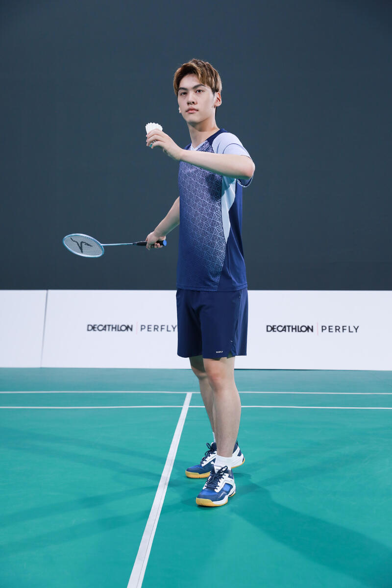 MEN BADMINTON SHORT 560 NAVY