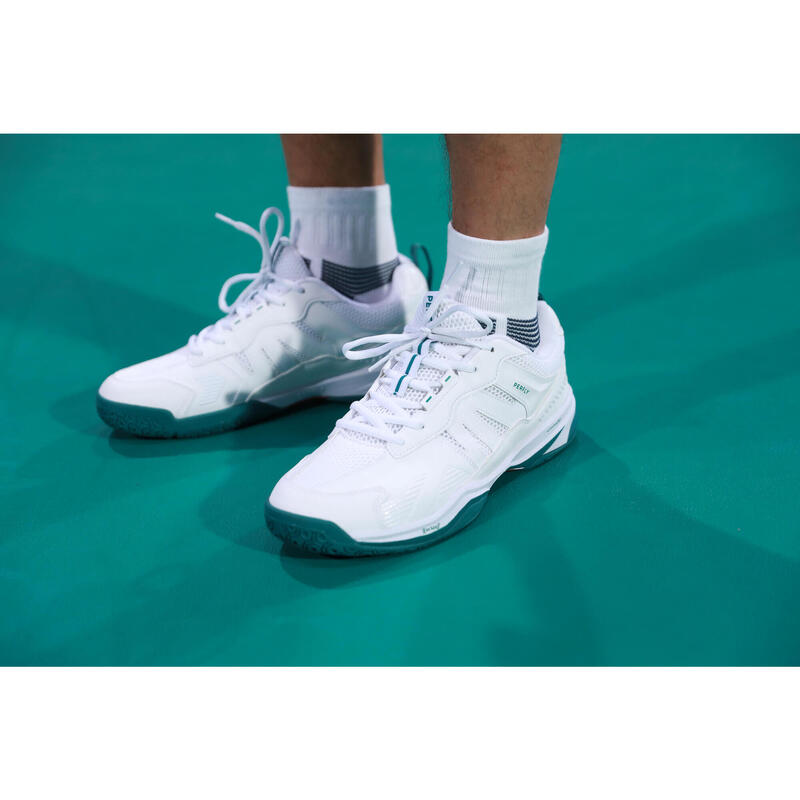 Badmintonschoenen voor heren Perform 590 wit