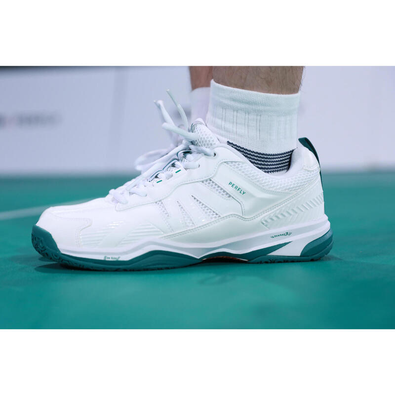 Badmintonschoenen voor heren Perform 590 wit