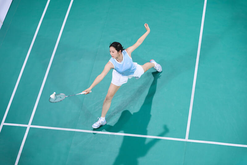 T-Shirt de Badminton Femme 900 - Bleu