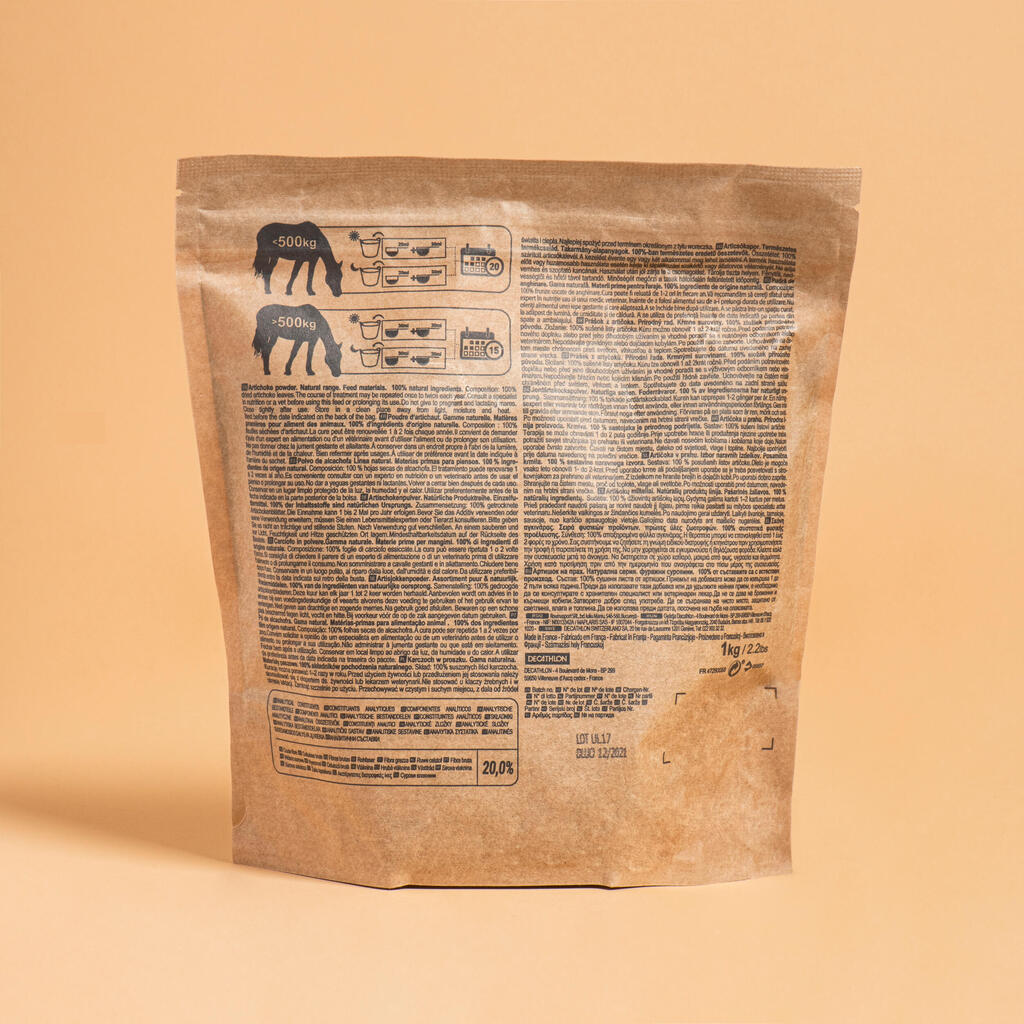 Výživový doplnok pre kone a poníky – artičokový prášok 1 kg