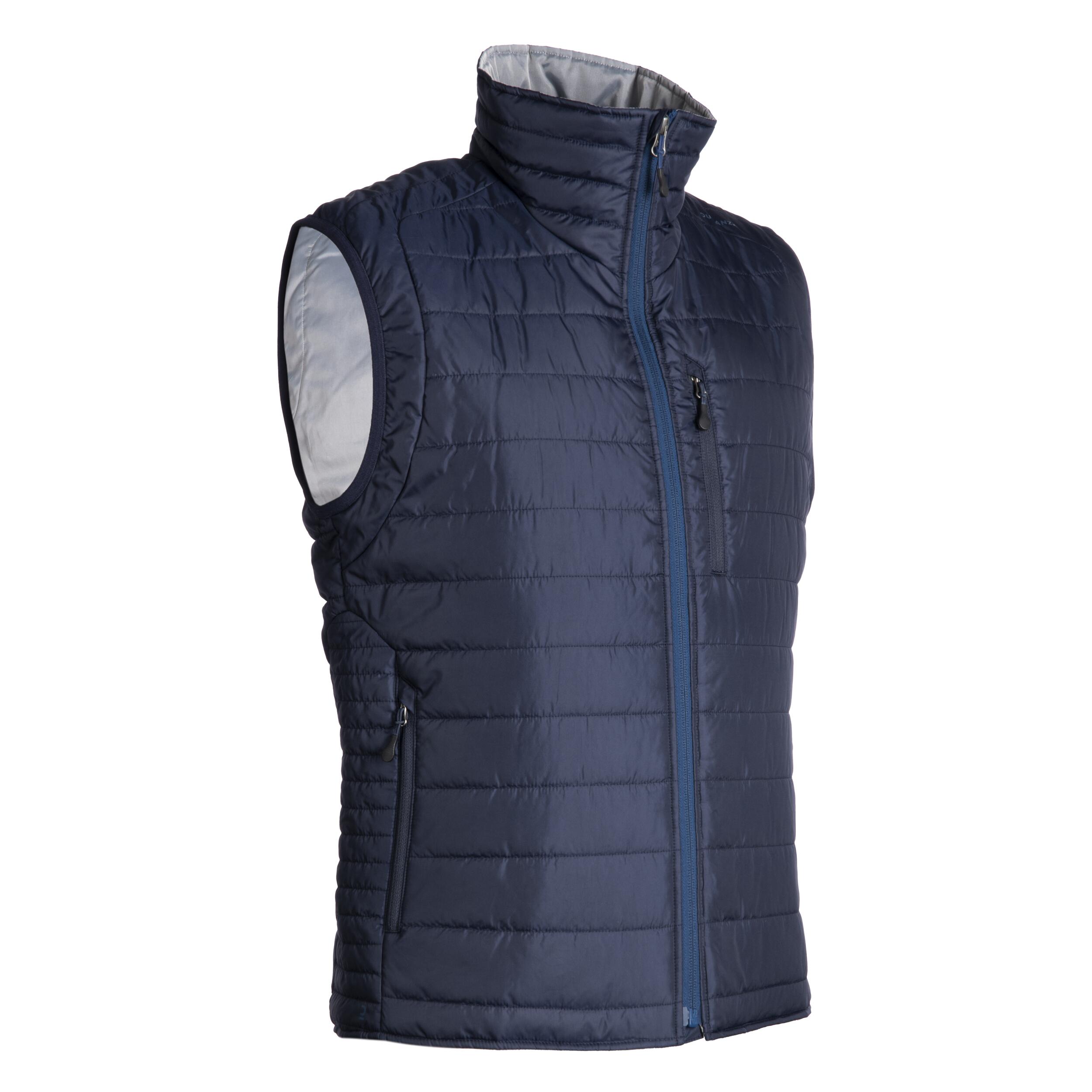 Men Horse Riding Sleeveless Gilet 100- Navy