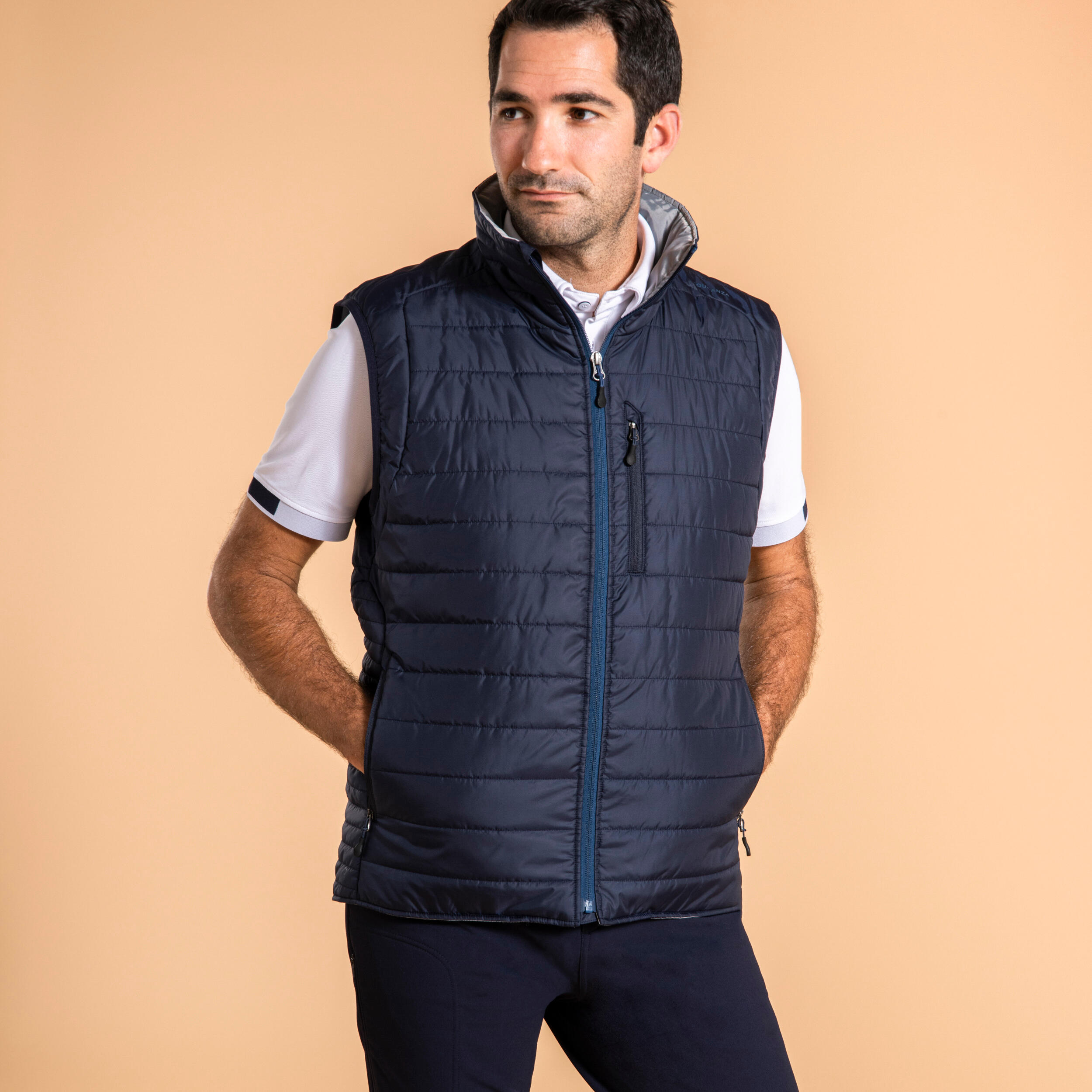 Gilet senza maniche equitazione uomo 100 FOUGANZA | DECATHLON