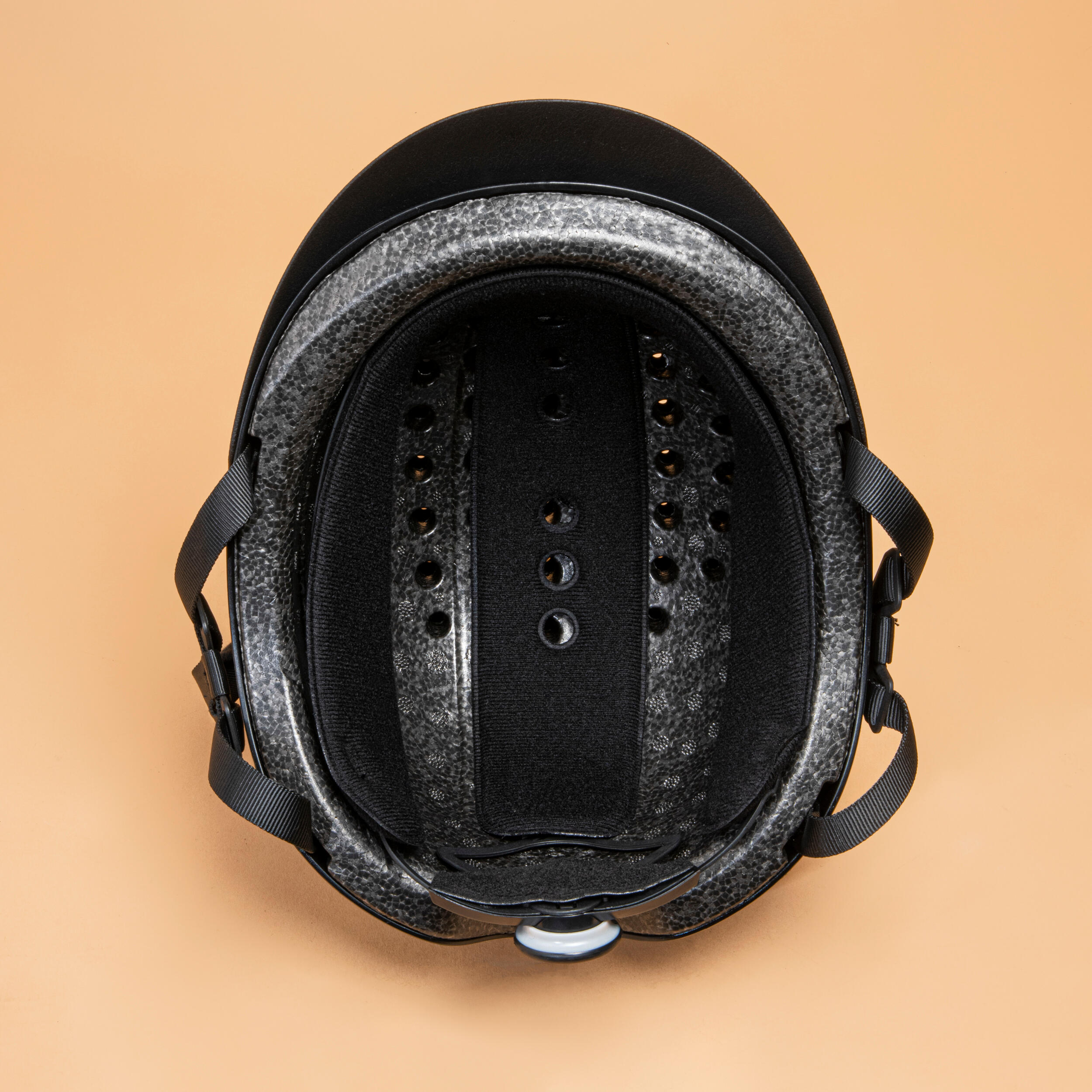 Horse Riding Helmet - 100 Black - FOUGANZA