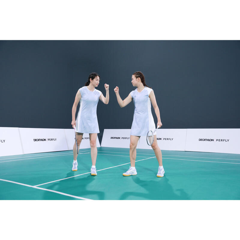 Rochie Badminton 900 Alb-Albastru Damă