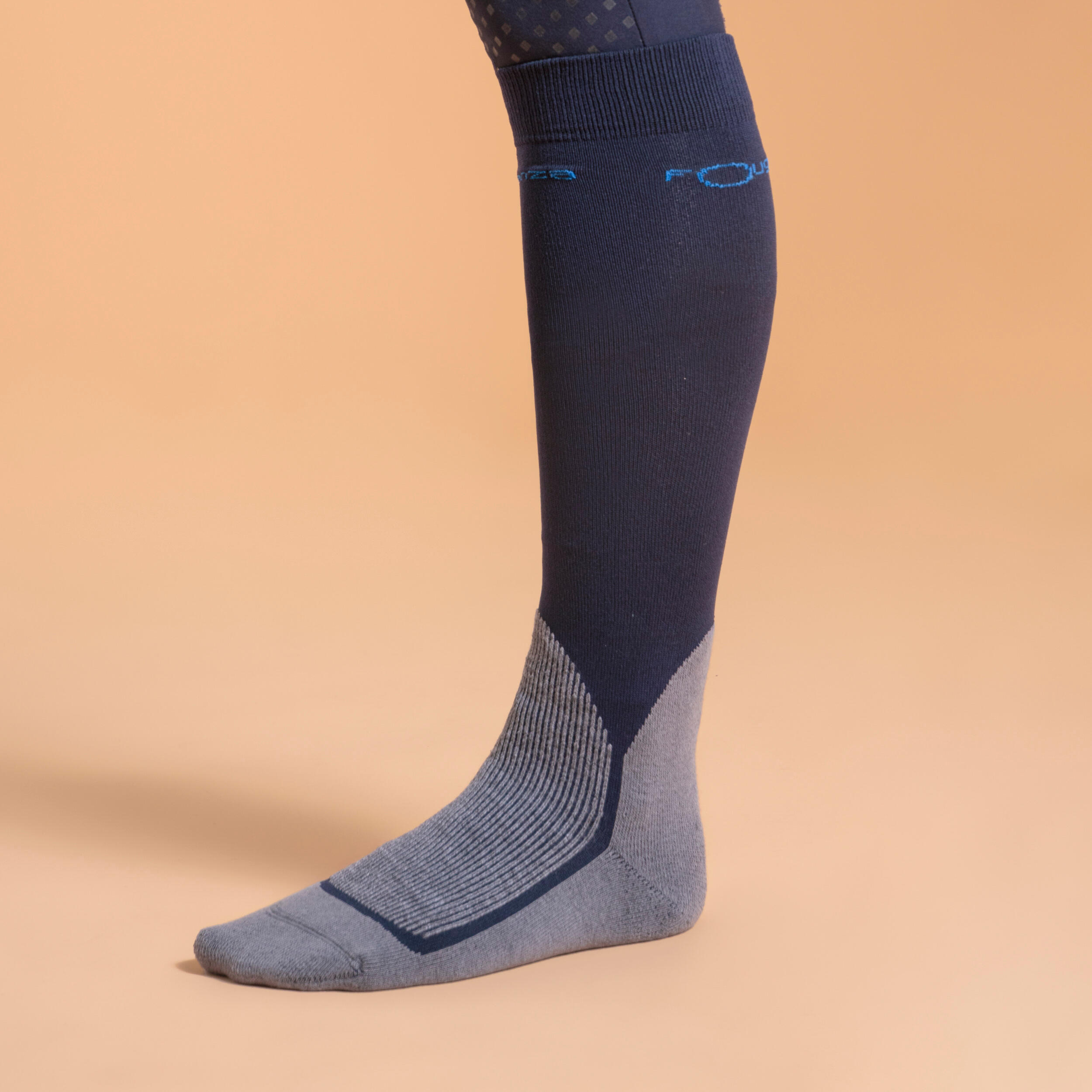 700 Adult Horse Riding Socks - Navy 2/5