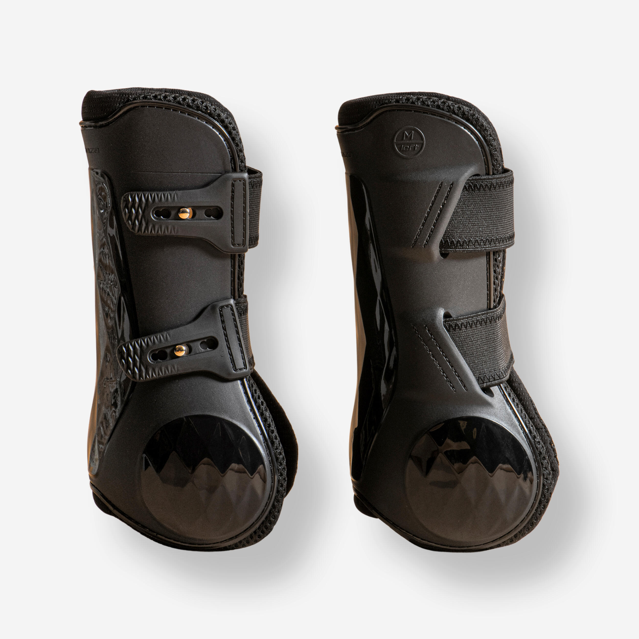 Horse and Pony Tendon Boots 560 Mesh Twin-Pack Black FOUGANZA