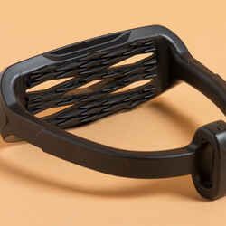 Kids' and Adult Horse Riding Stirrup Irons 100 - Black