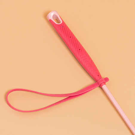 Kids' Horse Riding Crop 140 Multi 58 cm - Pink