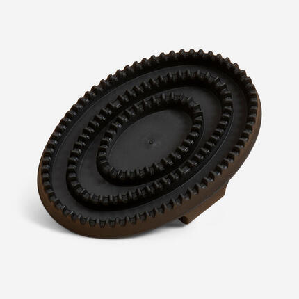 Étrille souple équitation noir (petite)