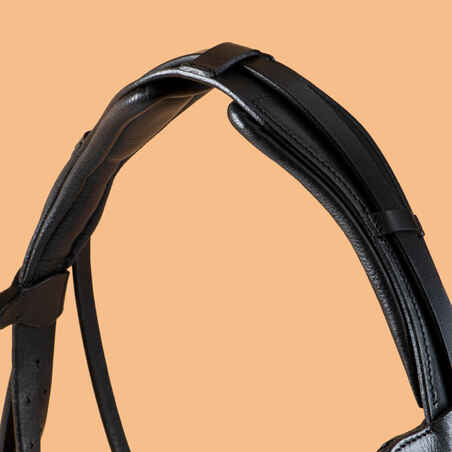 Horse & Pony Dressage Double Bridle 900 - Black