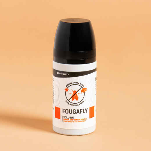 
      Horse Riding Insect Repellent Roll-On for Horse and Pony Fougafly - 100 ml
  