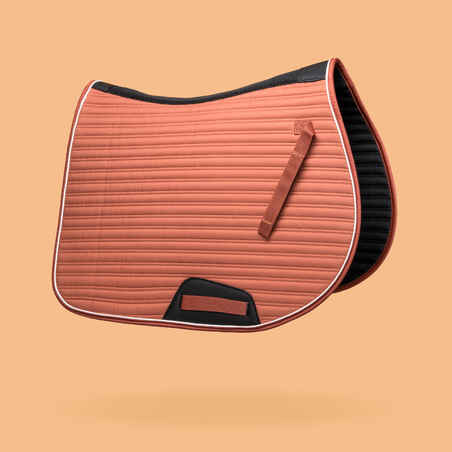 Horse Riding Saddle Cloth for Horse and Pony 900 - Terracotta