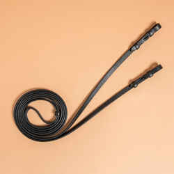 Curb Reins for Horse - Black