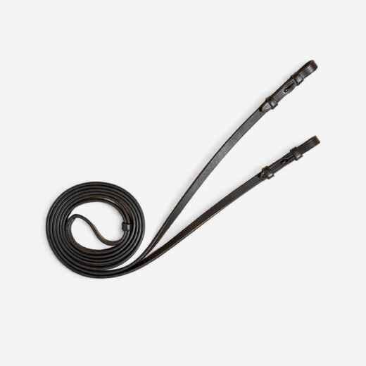 
      Horse Riding Curb Reins for Horse - Black
  