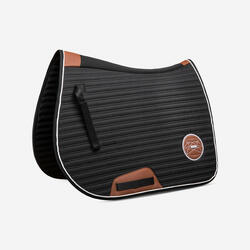 Tapis de selle équitation Cheval et Poney - 900 noir