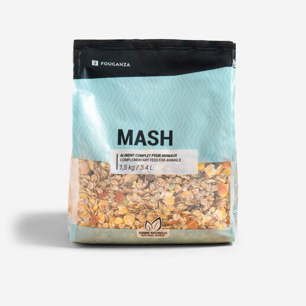 Zirgu un poniju papildbarības maisījums “Mash”, 1,5 kg