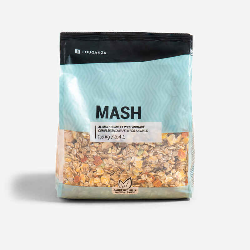 Horse Riding Mash Dietary Supplement for Horse and Pony Fougamash - 1.5 kg