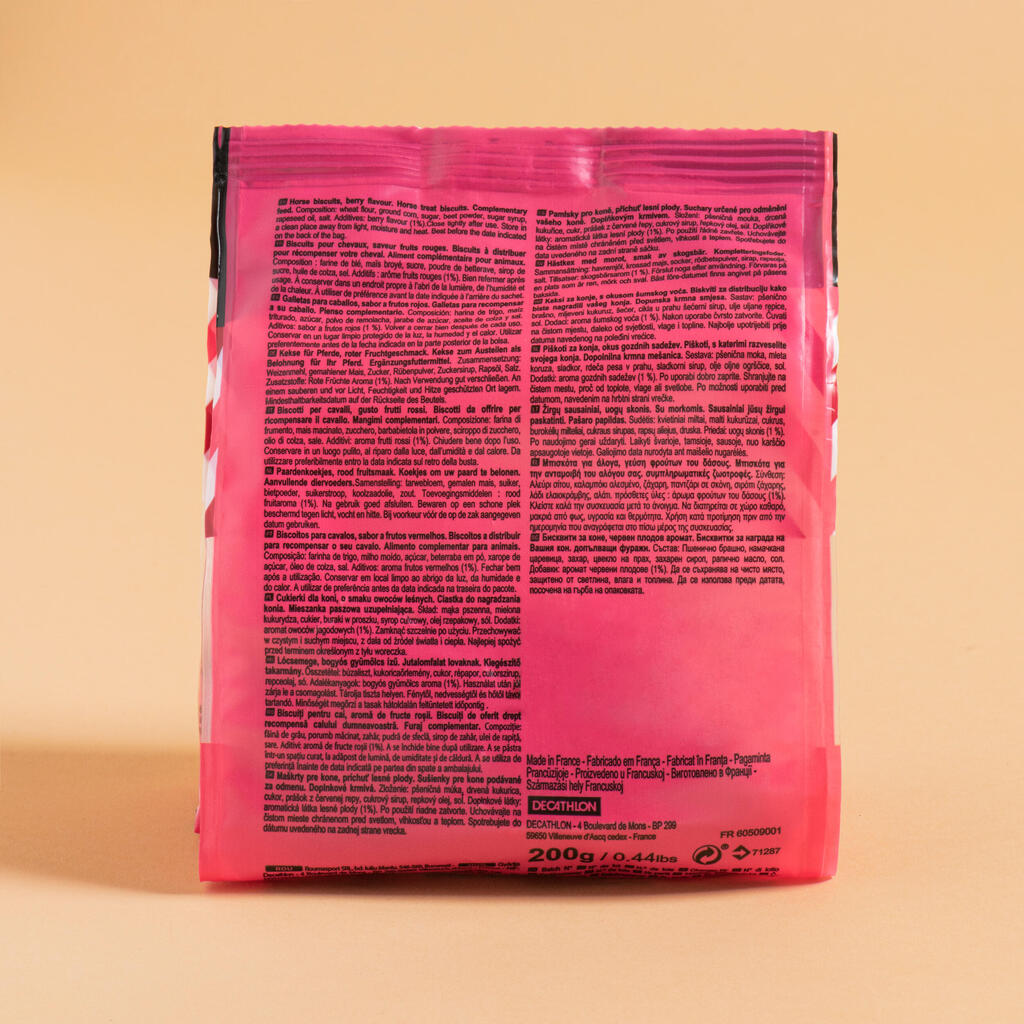 Hobuste/ponide küpsised Fougacrunch 200 g, porgand